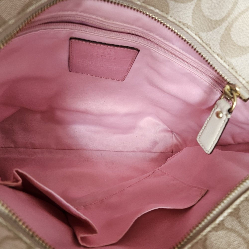 Pre-loved Vintage COACH CHELSEA HERITAGE  Leather Signature Tote - Picture 14 of 16
